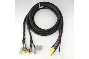Agricultural Four-Wheel Drive Steering Chassis Battery Power Wiring Harness PTFE/Nylon Insulation for Motorcycle Use