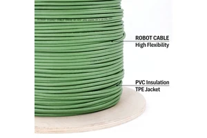 Servo Motor Encoder Cable High Flexible Robot Cable TRVVPS 2-40 Cores Tinned Copper PUR Jacket Braided Shield for Drag Chain