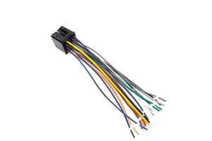 Automotive ISO Full-pin Modified Harness Car Power Cold 16Pin Adapter Complete Wiring Harness Cable for Car Audio