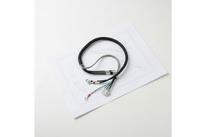 New High Performance LX Automotive Wire Harness Copper Core Rubber 1m 600V High Temp Resistant Intelligent Sensors Product