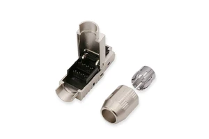 Cat6a CAT7 CAT8 Rj45 Male Female Connector Toolless Modular Plugs 8P8C