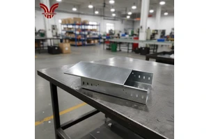 HUAPENG Hot-Dip Galvanized Cable Tray Outdoor Corrosion-Resistant Ventilation Cable Trunking for Industrial Buildings