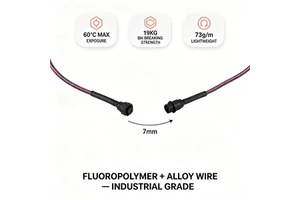 Durable Water Resistant Hydrocarbon Leak Sensing Cable for Tank Farm Safety Monitoring System Detector De Fugas