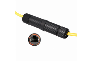 IP68 Waterproof RJ45 Coupler Cat5e Shielded Ethernet Network Cable Extender Connector M16 Outdoor LAN Joiner Adapter