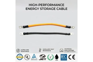 Custom Positive Negative Waterproof Electric Battery Power Energy Storage Cables PVC Insulation Material for Electronic