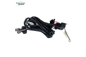 Custom Assembly Motorcycle Automobile Engine Wire Harness Electronic Computer Use Home Appliance Nylon/PVC Rubber 12V Pure