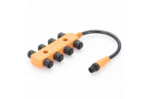 NMEA 2000 8-Way Tee Splitter Cable Waterproof M12 8 Port fo NMEA 2000 Network CAN Bus CANOpen Devicenet