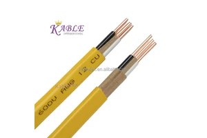 KableTex NM-B UL719 Indoor 10/2 14/2 Copper Electrical Cable US Canada PVC Insulation Stranded 600V Flat Construction Building