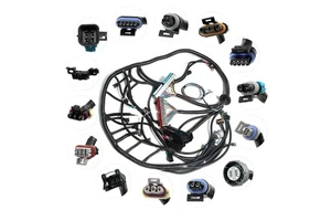 Custom Automotive Wiring Harness for Chevrolet GMC Cadillac Bmw Benz Mazada Honda Wires Cables Engine Harness Cable Assemblies