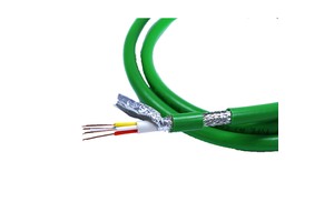 Low Attenuation Solid Copper 22AWG PVC Insulated 4 Core EIB KNX Profibus Bus Cable