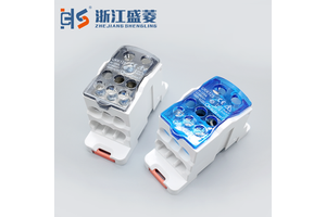 UKK 125A Screw Connection 1-5 AWG Power Distribution Block DIN Rail Terminal Block Unipolar Connector for Industrial Control