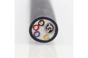 Industrial Data Transmission & Power Control Combined Wiring TPE Insulated Copper Conductor 10 AWG 600V Customized Cable