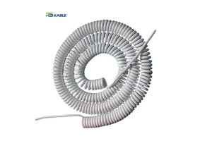Rousheng Spiral Coil Cable Spiral Coiled Cable Assembly Sprial Cable Sprial Cable Assembly Spring Cable Spring Cable Assembly