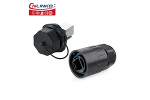 Cnlinko YT-RJ45 IP68 Waterproof RJ45 Connector Overmolded Cable Assembly Outdoor Wiring Project and Industrial Electrical System