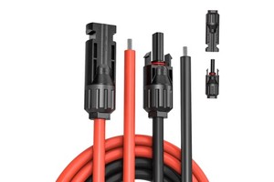 Solar Panel Extension Cable 2.5/4/6mm XLPE Insulation PV Cable for Energy Storage Portable Power Station Outdoor Power Supply