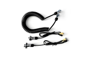 OEM ODM Car Rear View Camera Spiral Cable Audio Video Truck Trailer Cable for Trailer Camera System