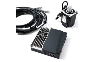 ZONCN US810 Set Three Phase Single Phase Servo Motors AC Drives 3m Cable Kits Built-in Encoder Torque Control Industrial