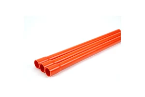 AS/NZS Standard Electrical PVC Conduit Pipe HD Orange 50mm Conduit