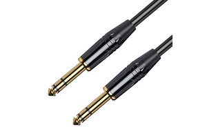 Electric Guitar Cable Jack 6.35 1/4 Inch Trs Instrument Patch Cable Stereo 6.35mm Audio Jack to Jack Cable