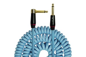 High Quality Colorful Coiled Electric Guitar Leads Bass Cable Spring Instrument Guitar Cable Guitar Connector Spring Cable