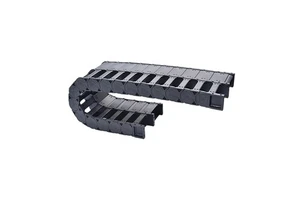 Incline Drag Chain Conveyor Nylon Flexible Cable Tray Chain Hydraulic Hose Drag Chain Welded Steel for Machine Tool Industry