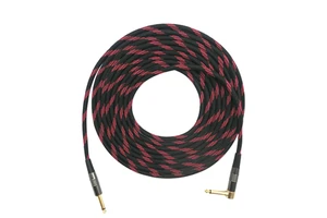 Braided High Quality Guitar Cable Audio Guitar L-Plug Cable Cord 6.35 Guitar Instrument Cable 10ft 20ft