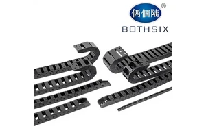 BOTHSIX 5*5-18*50mm Light Duty Nylon Cable Drag Towline Chain Flexible for 3D Printer Linear Rail