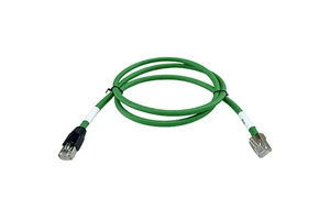 Green Outdoor Waterproof IP67 IP68 M20 RJ45 Ethernet Connector and Cable for Industrial Networking Base Port