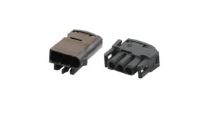 NEW 3P sheathed waterproof wiring harness connector plug end blocked