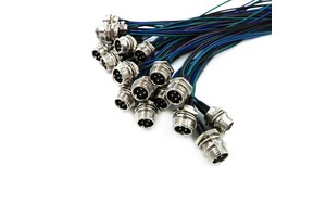 GX16-4pin Cable Connector Round 4-pin Aviation Nut Type Connector Plug Panel Mounting Male And Female Socket Connectors