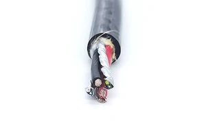 Kevlar Reinforced PUR Power Hybrid Cable with 2*18AWG Shielded Twisted Communicate Wire for RS485