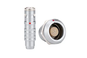 IP68 Waterproof Metal Push Pull Connector | FGG EGG Compatible | 2-32 Pin Circular Self-Locking Plug for Industrial Automation