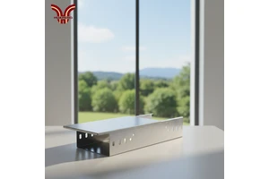 HUAPENG Cable Trunking Aluminum Alloy Anodized Heat-dissipating Channel-type Cable Tray for High-rise Buildings