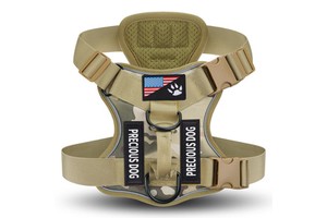 OEM/ODM Adjustable Nylon Dog Harness Leash Set Breathable Pet Vest Shock Absorption Walking Rope Customizable Pet Accessories