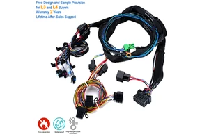 ISO LS Stand-Alone Trailer Harness Wiring Loom Car Audio TCM EV 850-1 Loader Wire Harness 320B Excavator Electric Cable Assembly