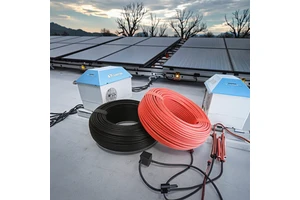 Solar Dc Cable UV Protected 4 Sq.mm Photovoltaic Solar Cable Panel Extension Tinned Copper DC Industrial Construction XLPO