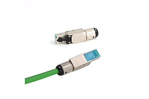 KRONZ Toolless Design RJ45 Connector Field Termination Plug Full Metal Shielded RJ45 Plug