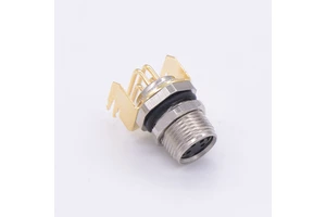 Durable Waterproof M8 Copper Cable Connectors IP67 Rated 2A High Current for Automotive Applications-linconn
