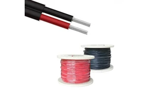 Slocable TUV Certification DC Solar PV Cable Wire IP68 Waterproof 16MM2 Red Black XLPO Insulation Photovoltaic Solar Cable