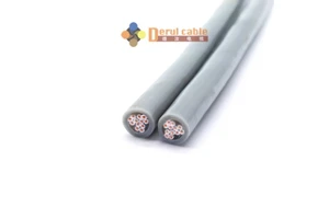 JZ-500 Special Anti-Torque Flame Retardant PVC Control Cable Oil Resistance Drag Chain for Power Usage