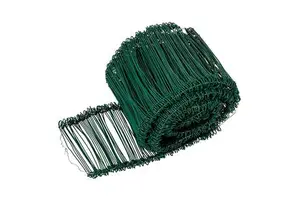 Industrial Grade PVC Coated Double Loop Rebar Wire Bar Ties Iron Plastic Material With Rebar Tie Wire Twister Tool Secure Fixing