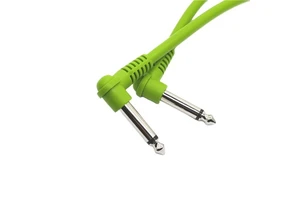 Right Angle Male Patch Cable 1/4" Flexible 6.35mm Guitar Cable