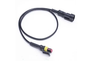 Custom Waterproof Connector Wire Harness with Male & Female Connectors - 1-Pin Sealed Cable Assembly for Off-Road Applications
