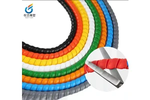 Made by Chinese Large Factories 8 10 16 22 28 32 42mm Plastic Cable Wrapping Spiral Sheath With Factory Prices