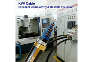 KVV 0.6/1kV Multi-Core Copper Control Cable XLPE PVC Jacketed Fire Resistant Environmental Friendly Cable for Control Cabinet
