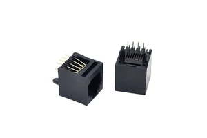 RJ45 Female Connector RJ-45 8P8C PCB Jack Ethernet RJ45 Socket