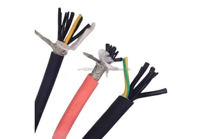 Oil Cold Resistant PUR-TRVVP Polyurethane High Flexibility Drag Chain Shielding Cable Stranded Conductor PE 2 3 4 Core 0.2 0.3mm