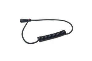 Custom Black DC Plug Connector Spring Cable Assembly for Automation and Home Application