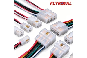 OEM Wiring Harness 6.3mm 1P-6P Motorcycle Connector Custom Electrical Wire Harness For Headlight