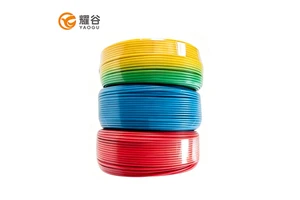 RVV Soft Electric Wire Bare Copper Core PVC Sheath Insulated Multi-strand Industrial Cable 1mm 1.5mm 2.5mm 4mm Cross Section